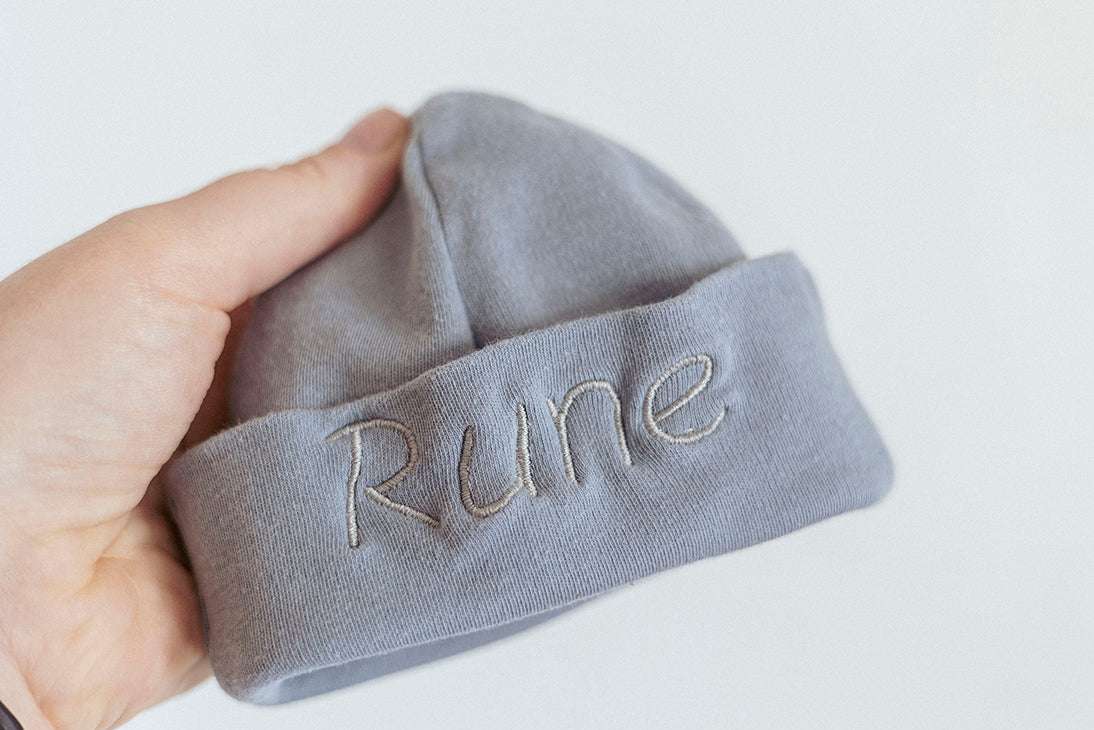 Gepersonaliseerd babymutsje