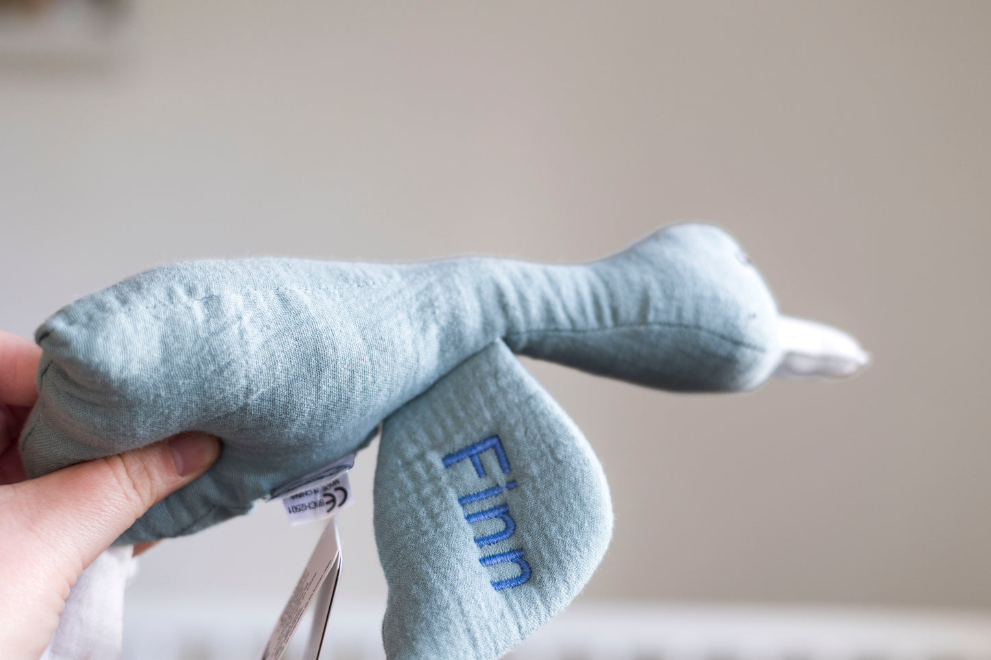 Gepersonaliseerde knuffel eend