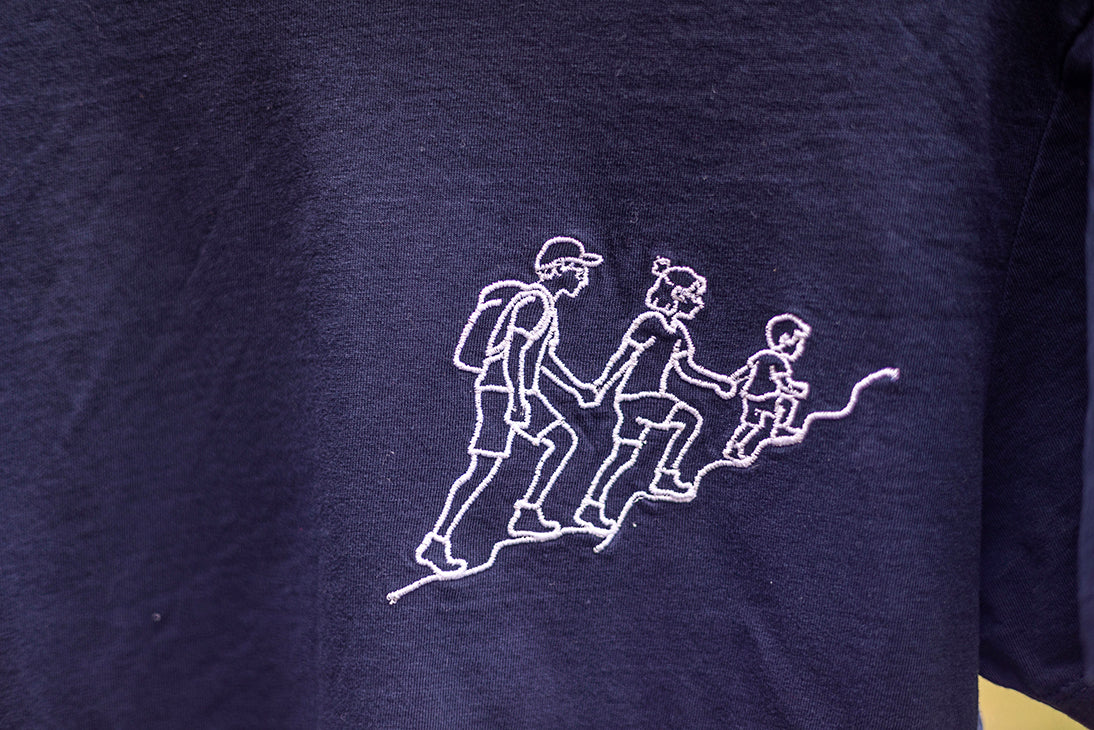 T-shirt met gepersonaliseerde lijntekening