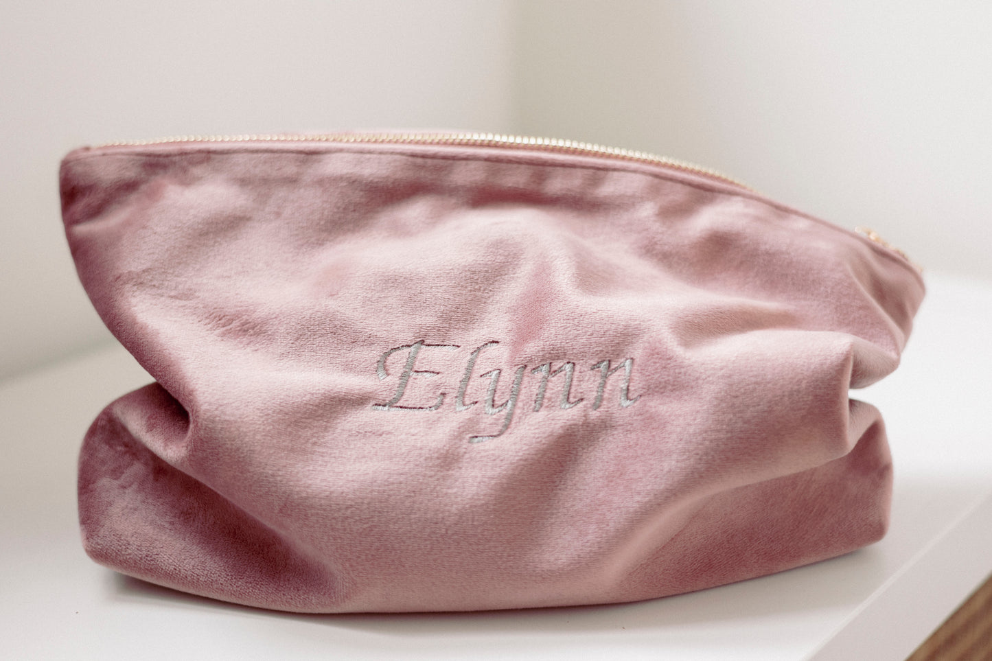 Gepersonaliseerd Velvet Accessoire Tasje