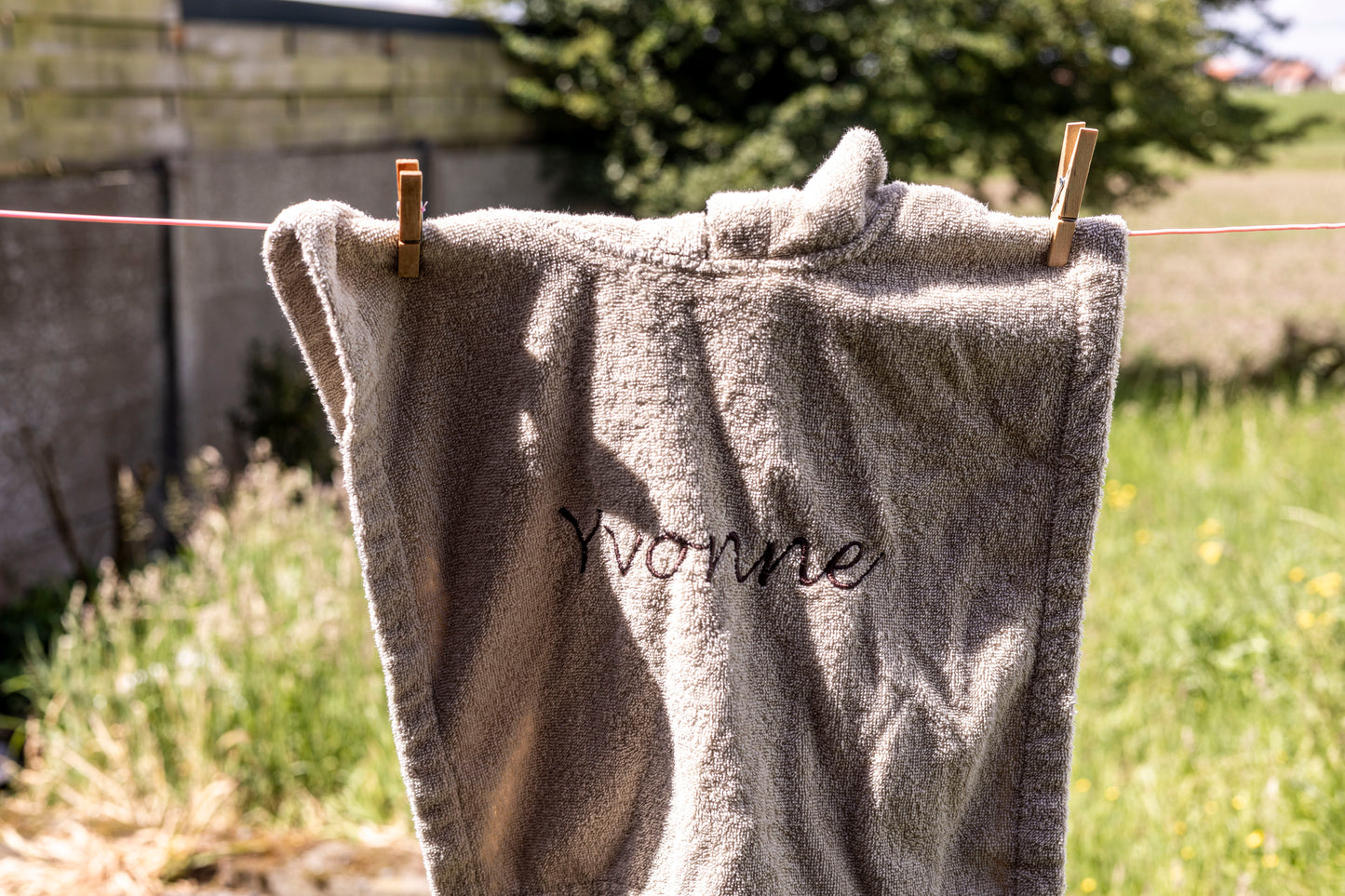 Gepersonaliseerde badponcho