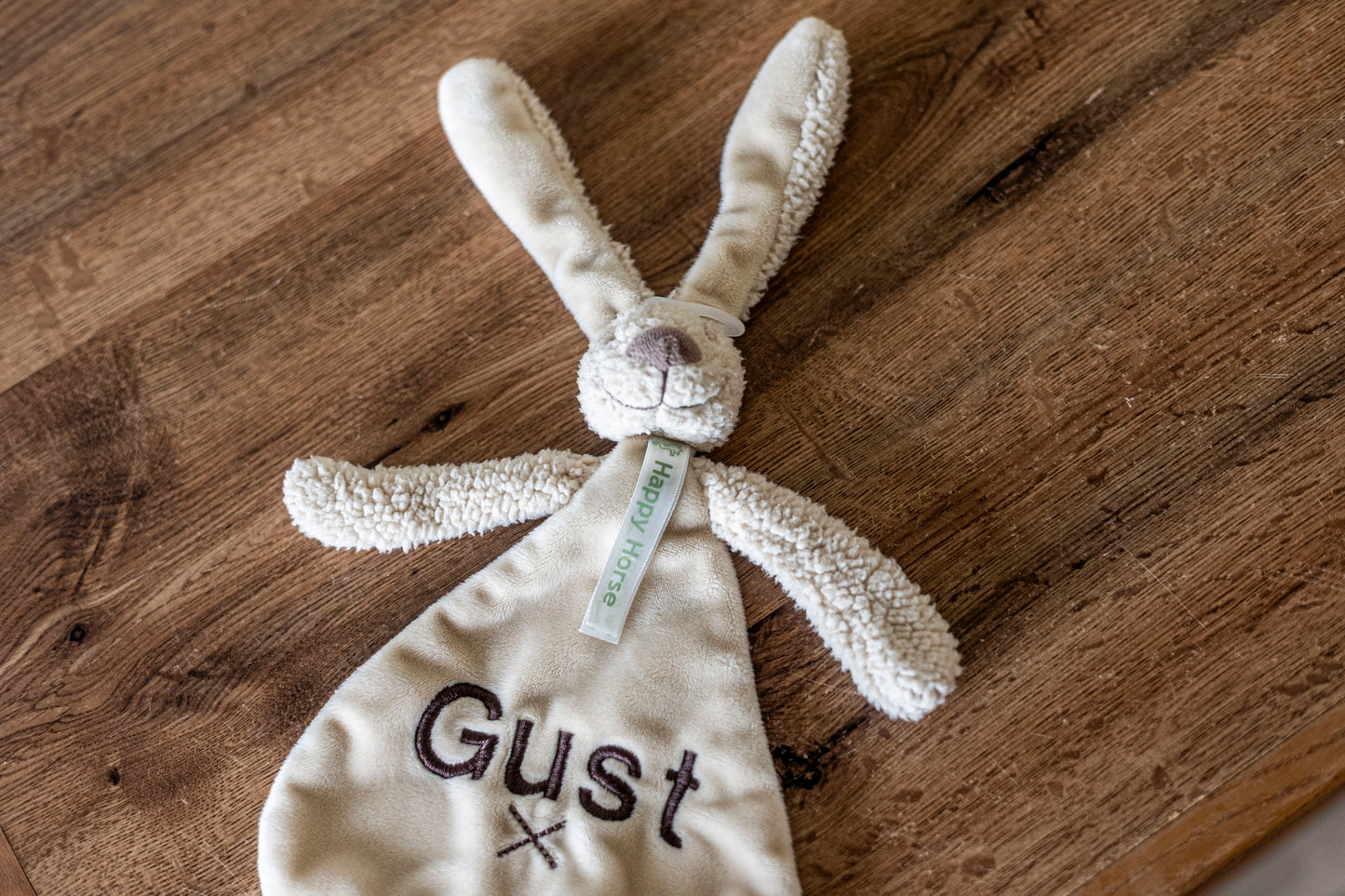 Happy Horse Rabbit Recycled Ritchie Knuffeldoekje – Gepersonaliseerd