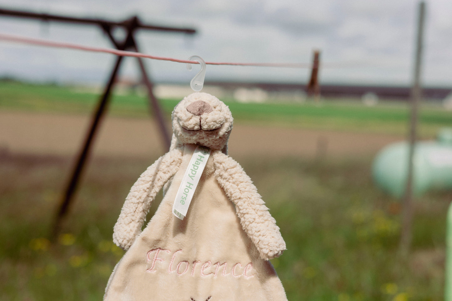 Happy Horse Rabbit Recycled Ritchie Knuffeldoekje – Gepersonaliseerd
