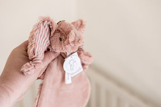 Elephant Emily Knuffeldoekje – Gepersonaliseerd